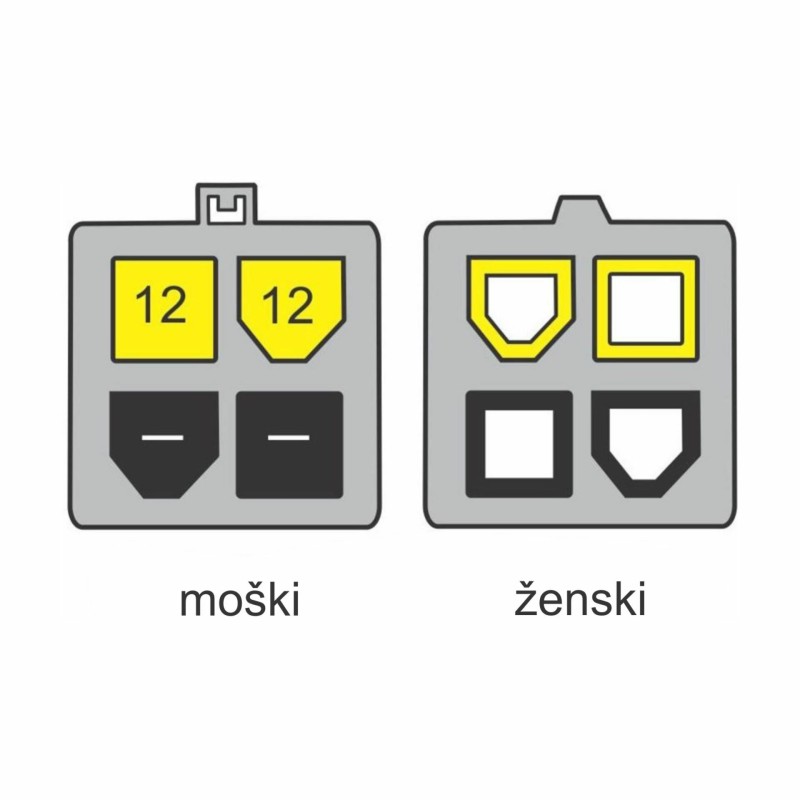 Adapter DC P4 podaljšek 0,15m Delock