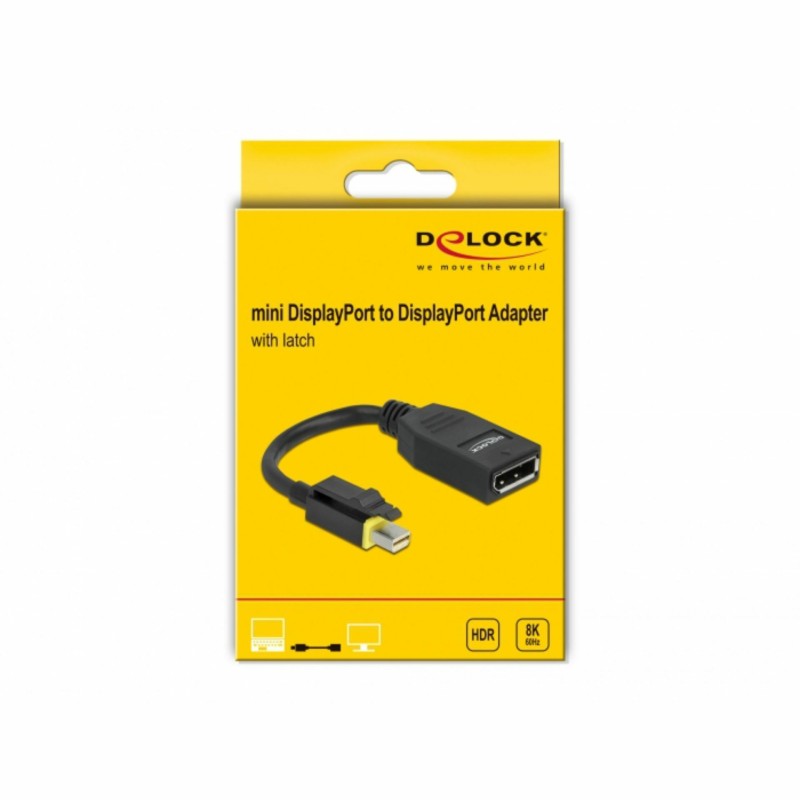 DisplayPort mini - DisplayPort adapter 8K 60Hz Delock 8531090