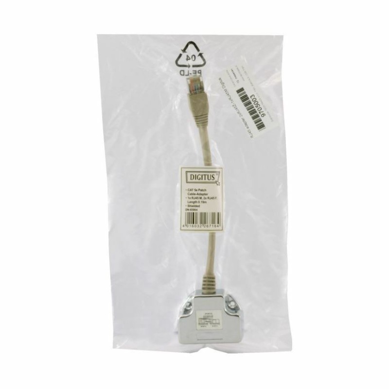 RJ45 adapter 2xRJ45Ž-1xRJ45M Digitus