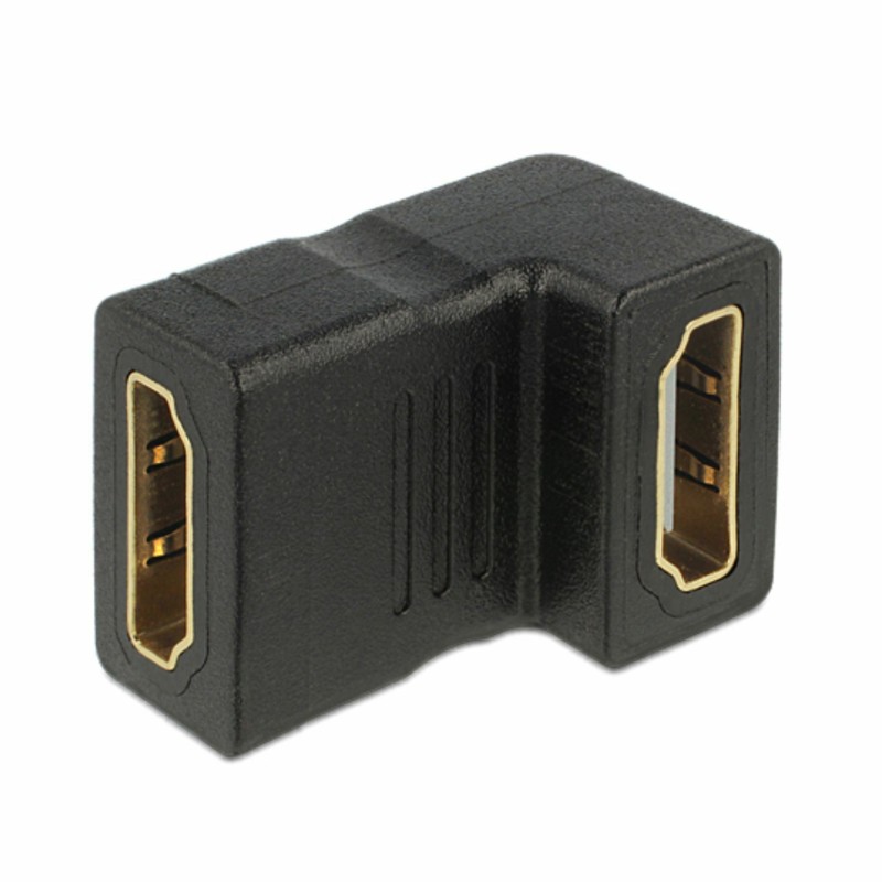 Adapter HDMI Ž na HDMI Ž 19-pin kotni Delock