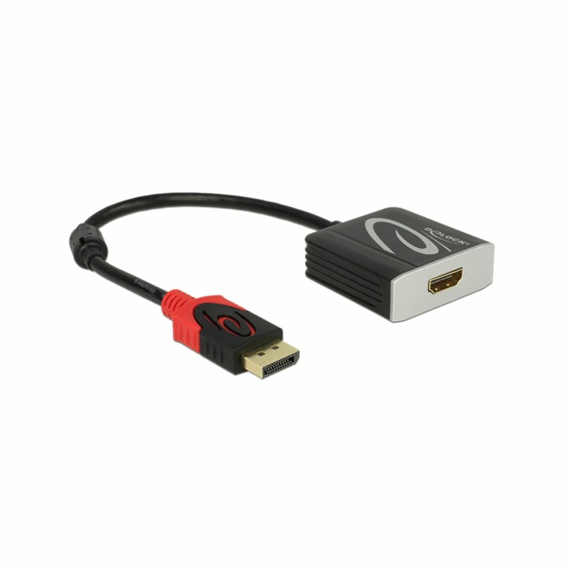 Adapter DisplayPort na HDMI aktivni 4K 60Hz 20cm Delock