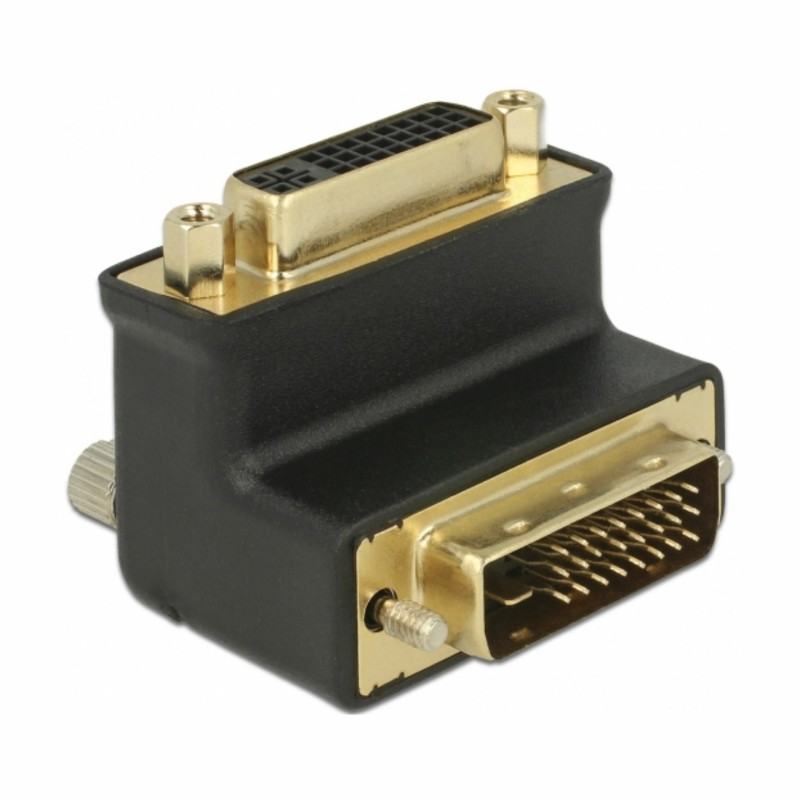 Adapter DVI 24+1 na DVI 24+5 kotni 90° Delock