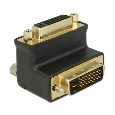 Adapter DVI 24+1 na DVI 24+5 kotni 90° Delock