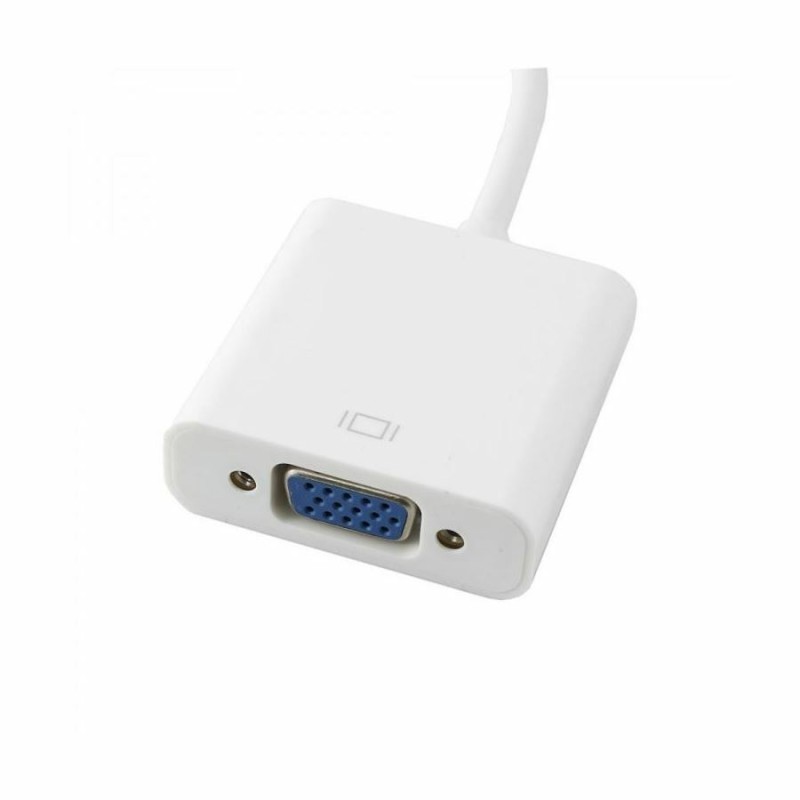 Adapter HDMI M na VGA Ž HD15 Aktivni na kablu 15cm SBOX