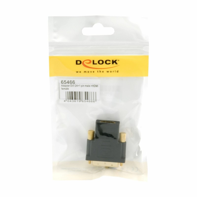 Adapter HDMI Ž - DVI-D M 24+1 Delock 65466