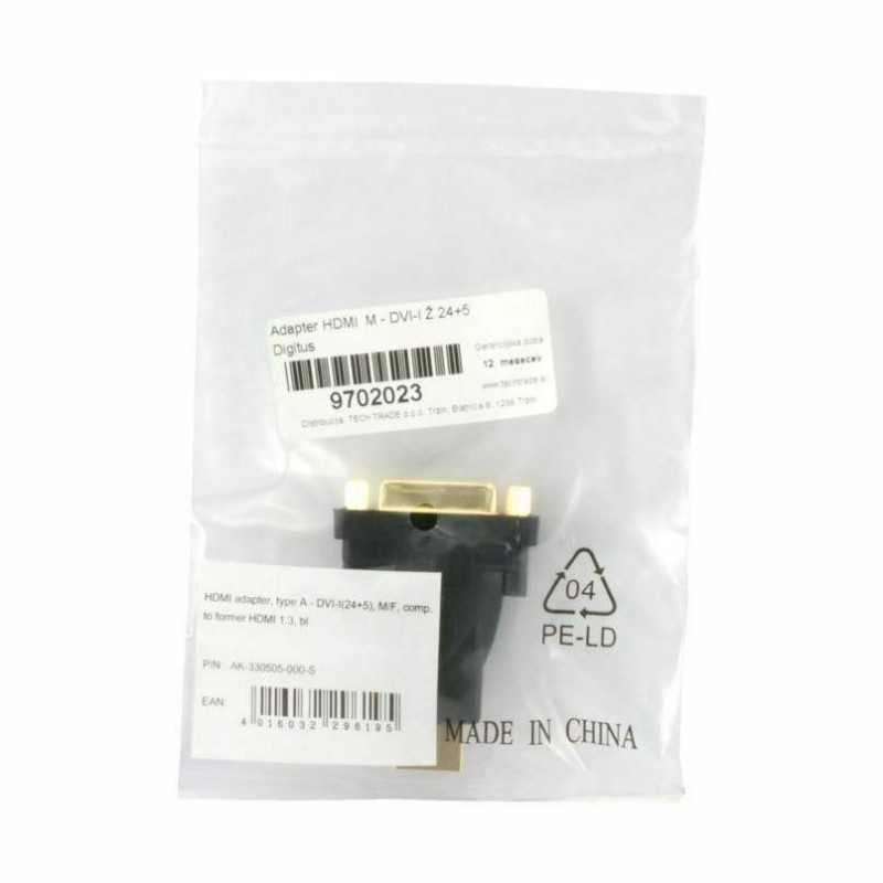 Adapter HDMI M - DVI-D Ž 24+5