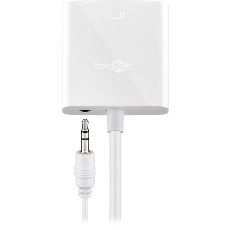 Adapter HDMI M na VGA Ž 0.1m, Goobay, bel