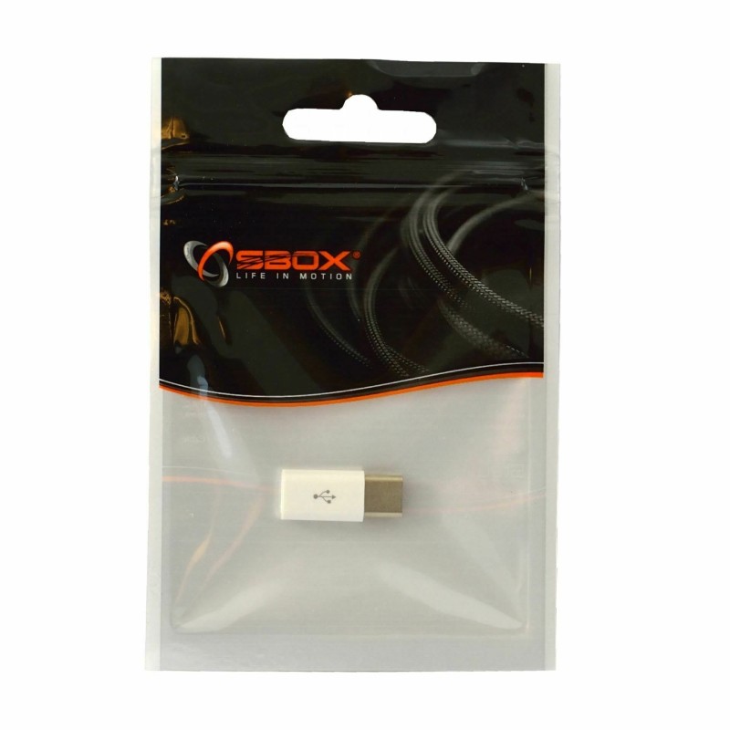 Adapter USB 2.0 mikro-B Ž - USB 3.1 Tip-C M SBOX bel