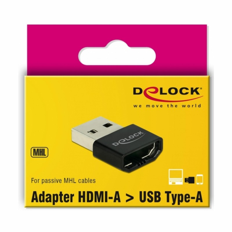 Adapter USB M - HDMI Ž, MHL Delock