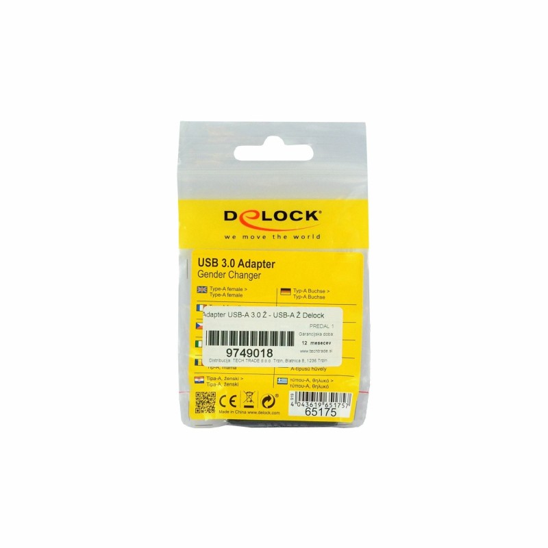 Adapter USB-A 3.0 Ž - USB-A Ž Delock
