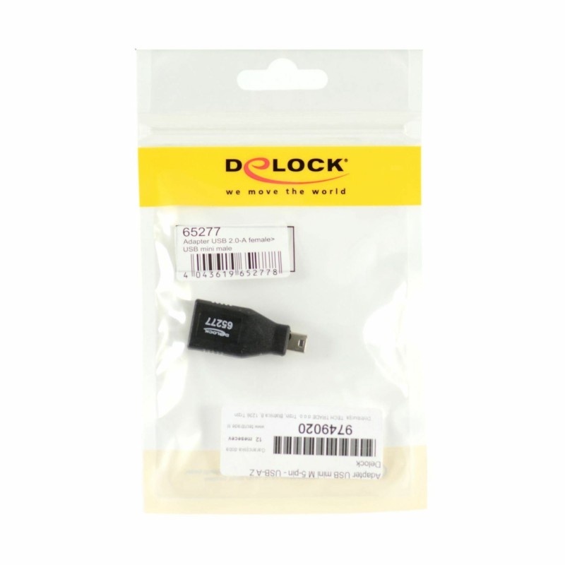 Adapter USB mini M 5-pin - USB-A Ž Delock