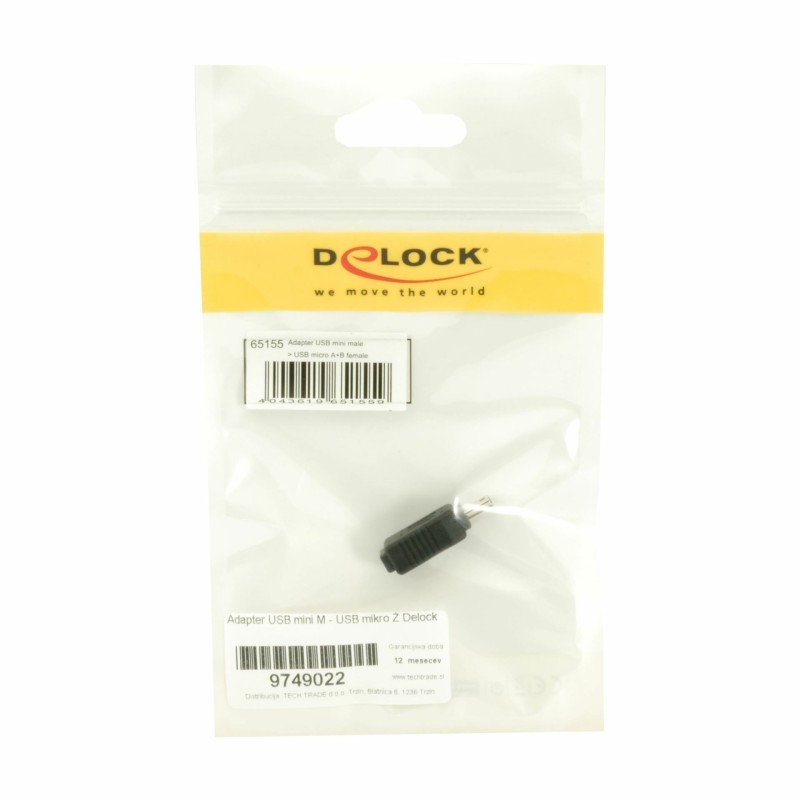 Adapter USB mini M - USB mikro-B Ž Delock