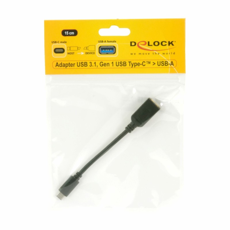Adapter USB 3.1 Tip-C M - USB-A Ž 3A Delock