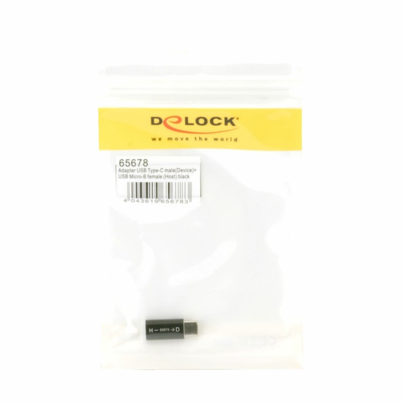 Adapter USB 2.0 mikro-B Ž - USB 3.1 Tip-C M Delock