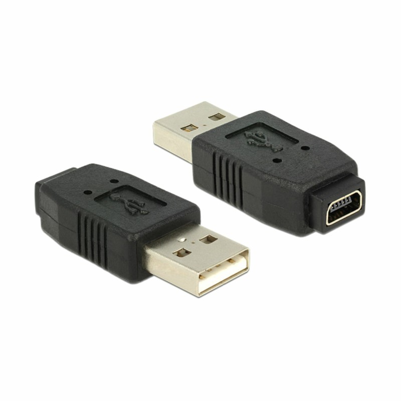Adapter USB mini Ž - USB -A M Delock
