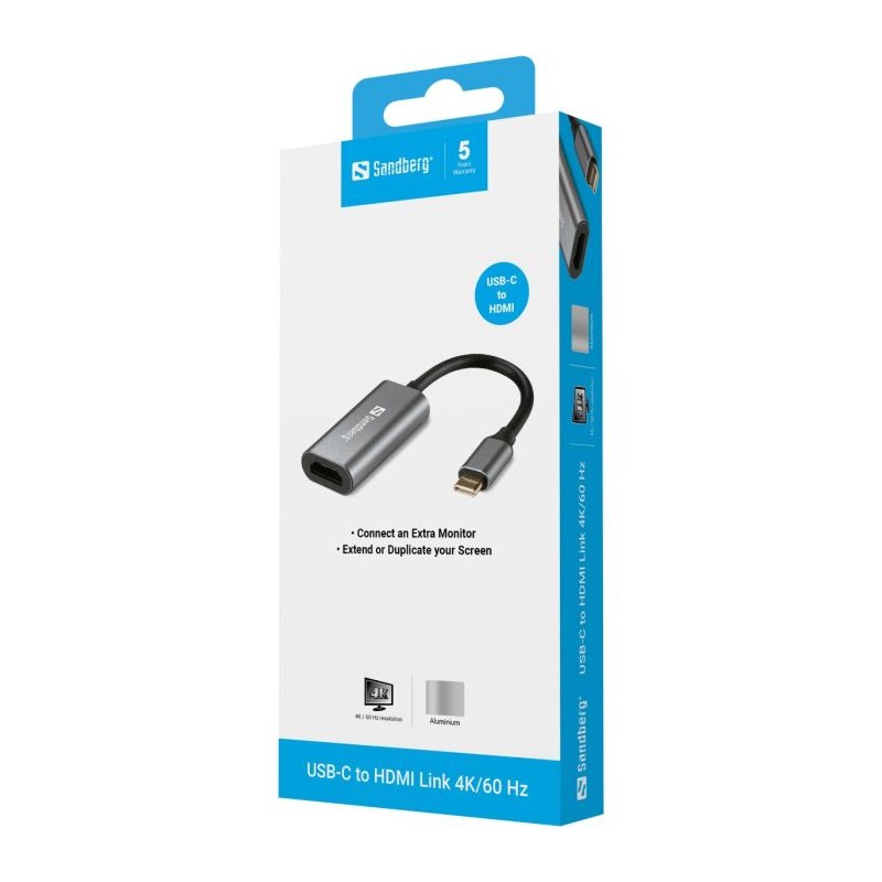 Adapter USB-C na HDMI Sandberg 136-12