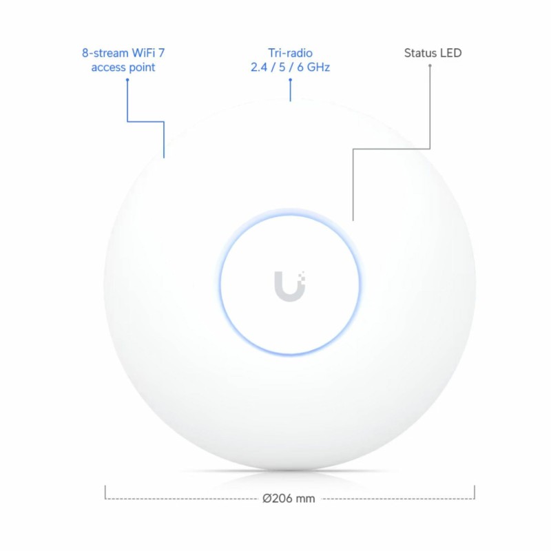 Brezžična dostopna točka Ubiquiti U7-Pro-Max
