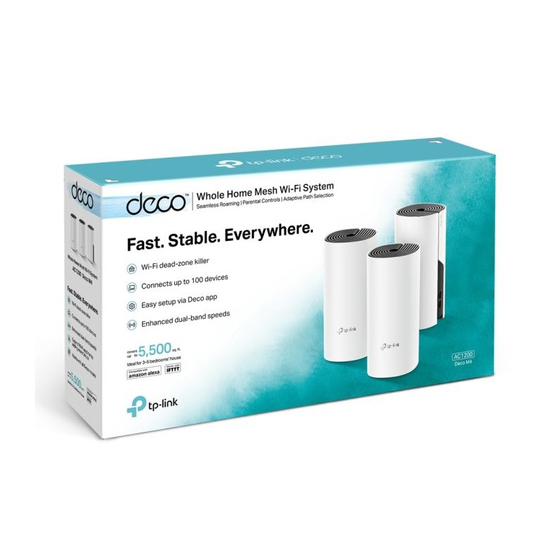 TP-LINK brezžična dostopna točka DECO M4 AC1200 - 3 pack