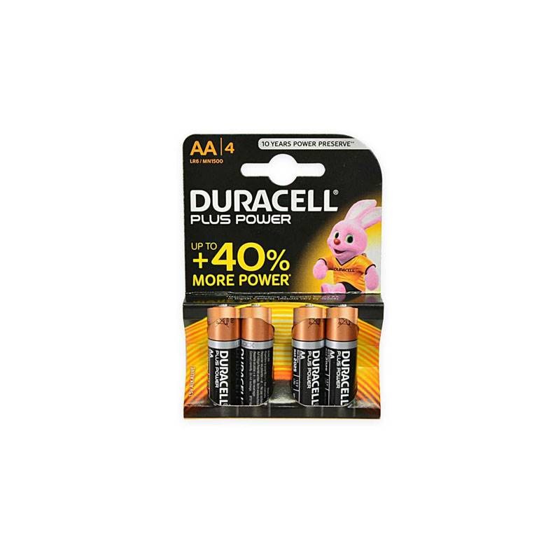 Alkalne baterije Duracell Plus Power MN1500B4 AA (4 kos)