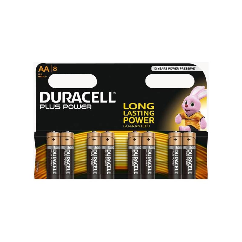 Alkalne baterije Duracell Plus Power MN1500B8 AA (8 kos)