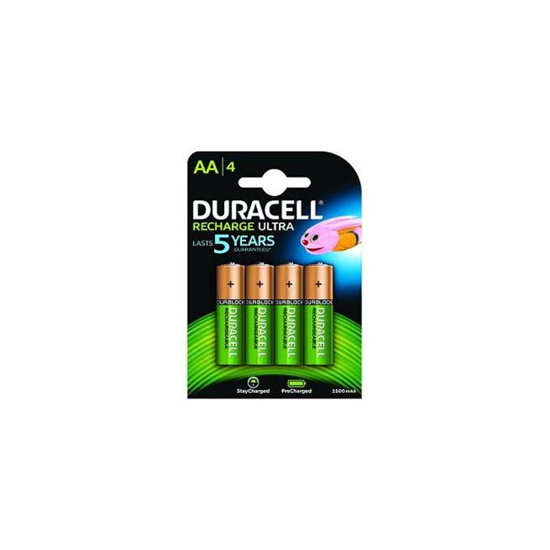 Polnilne baterije Duracell HR06-P AA 2500mAh NiMH (4 kos)
