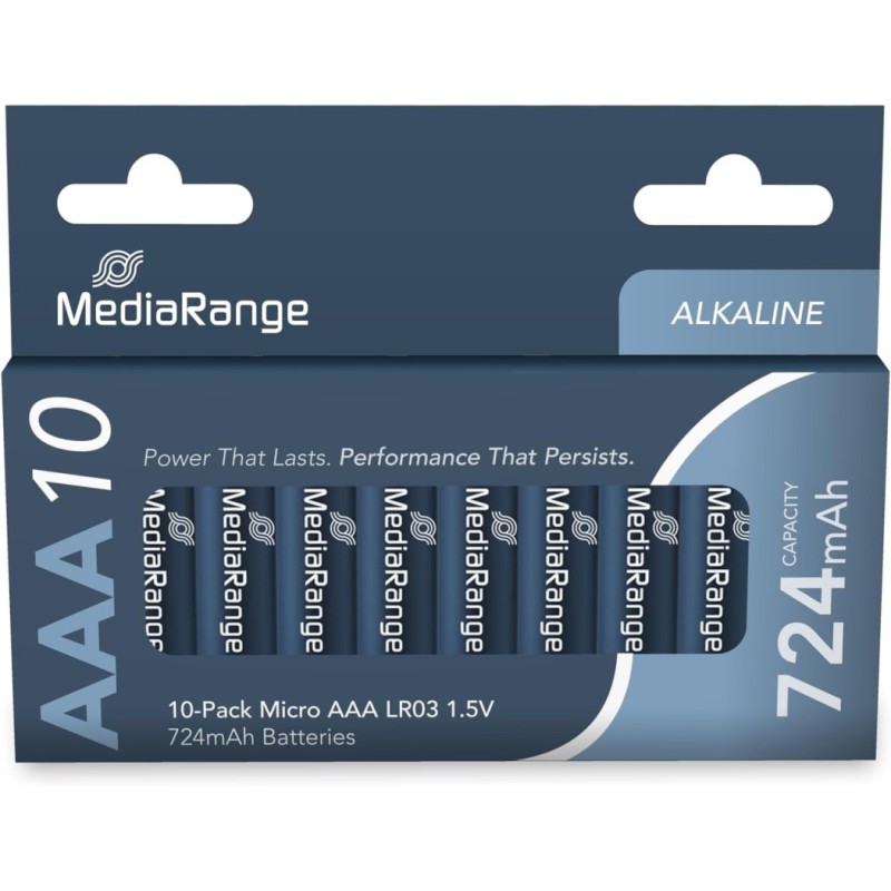Baterija MediaRange LR03 AAA, 1,5V, 1/10, alkalna
