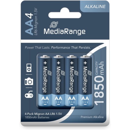 Baterija MediaRange LR06 AA, 1,5V, 1/4, alkalna