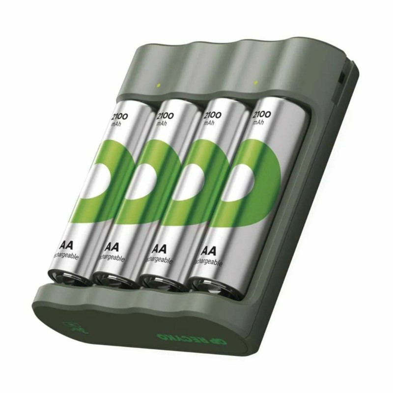 Polnilec za baterije + 4x baterije AA 2100mAh GP ReCyko E441