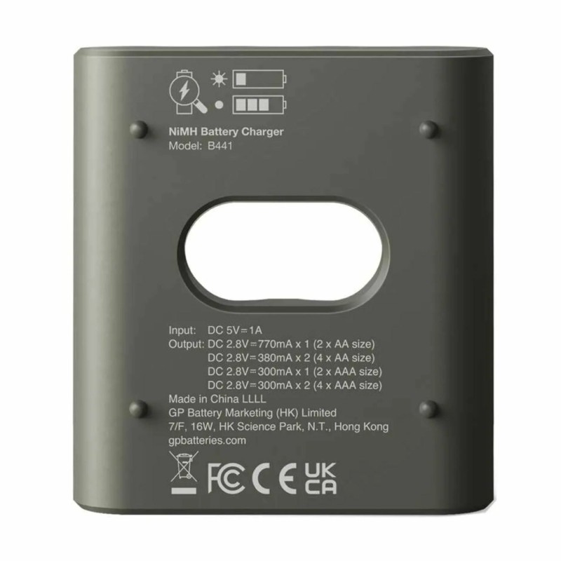 Polnilec za baterije + 4x baterije AA 2100mAh GP ReCyko E441