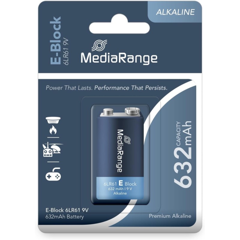 Baterija Mediarange LR61, 9V, alkalna