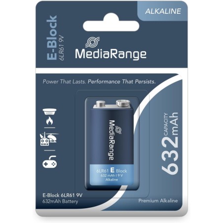 Baterija Mediarange LR61, 9V, alkalna