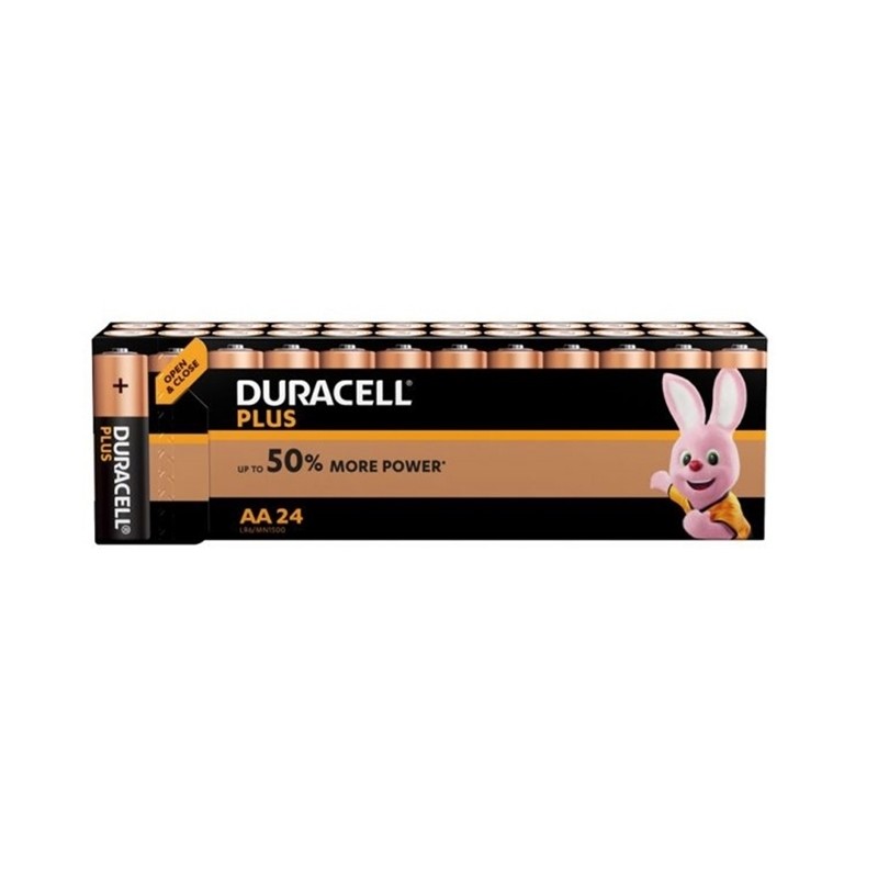 Alkalne baterije Duracell Plus MN1500B24 AA (24kos)