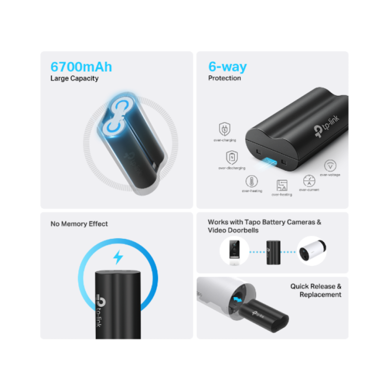 Baterija TP-LINK 6700mAh za C420, C400, D230, Tapo A100