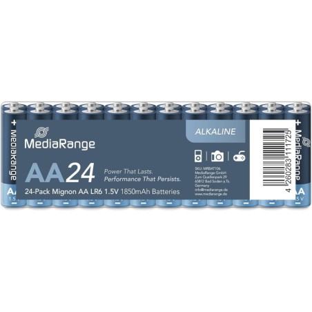 Baterija MediaRange LR06 AA, 1,5V, 1/24, alkalna