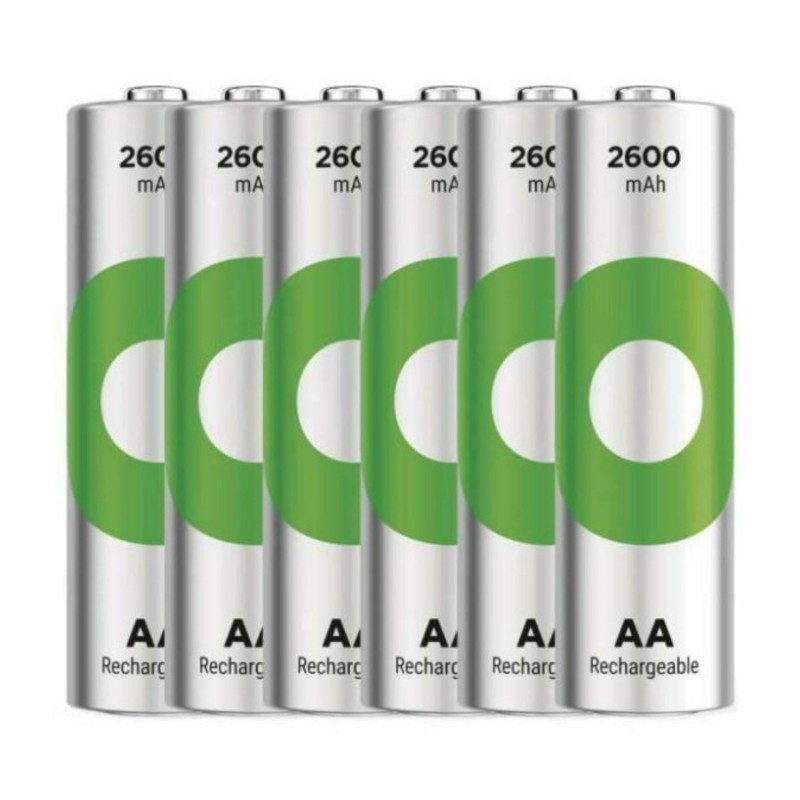 Polnilna baterija GP AA-2600 mAh Ni-Mh 6 kom 4010008