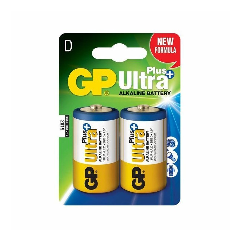 Baterija 2x tip D GP Ultra Plus GP13a
