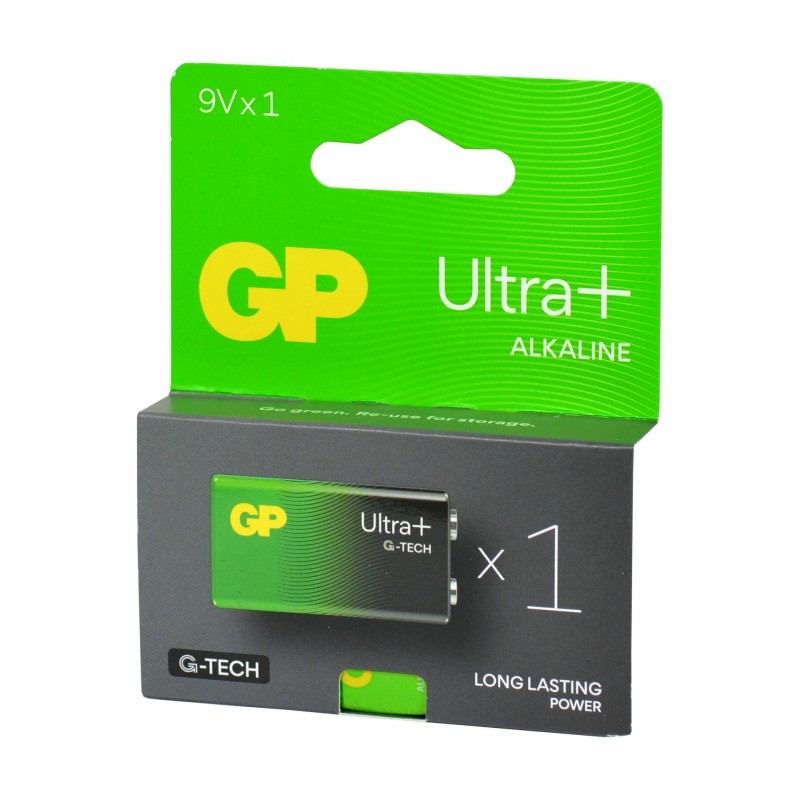 Baterija 9V GP ULTRA PLUS alkalna