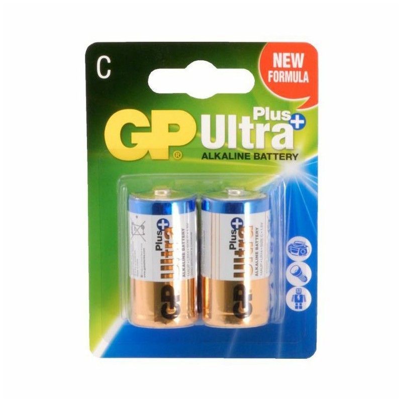 Baterija alkalna tip C GP14a 2 kom GP Ultra Plus