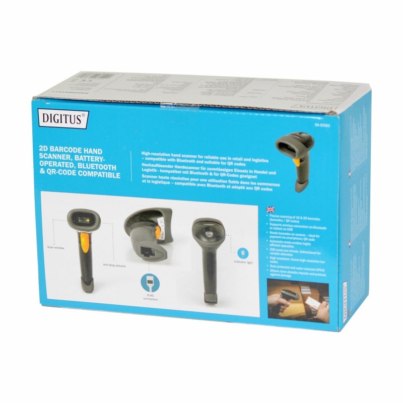 Čitalec črtne kode Digitus DA-81001, črn