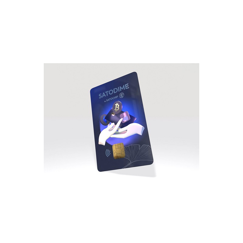 Denarnica za kriptovalute Satochip Satodime, NFC