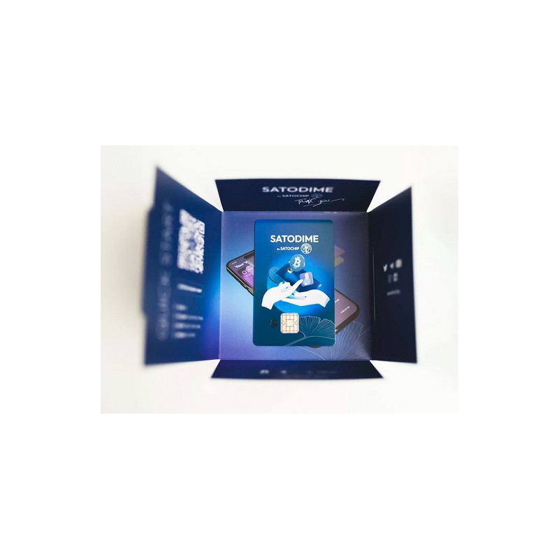 Denarnica za kriptovalute Satochip Satodime, NFC