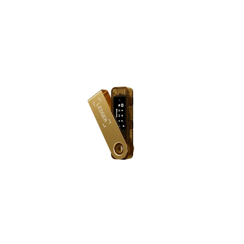 Denarnica za kriptovalute Ledger Nano S Plus, zlata