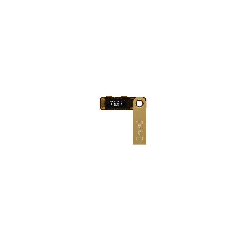 Denarnica za kriptovalute Ledger Nano S Plus, zlata