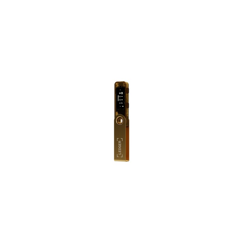 Denarnica za kriptovalute Ledger Nano S Plus, zlata
