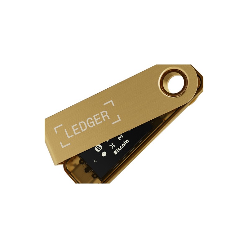 Denarnica za kriptovalute Ledger Nano S Plus, zlata