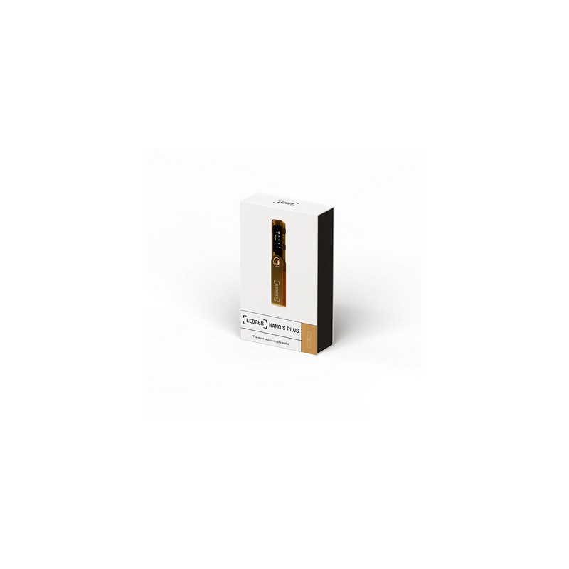 Denarnica za kriptovalute Ledger Nano S Plus, zlata