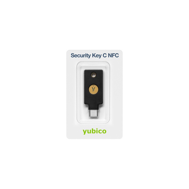 Varnostni ključ Yubico Security Key C NFC, FIDO2 U2F, USB-C, črn