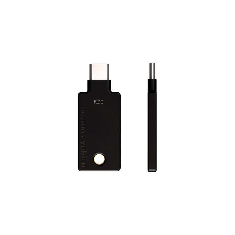 Varnostni ključ Yubico Security Key C NFC, FIDO2 U2F, USB-C, črn