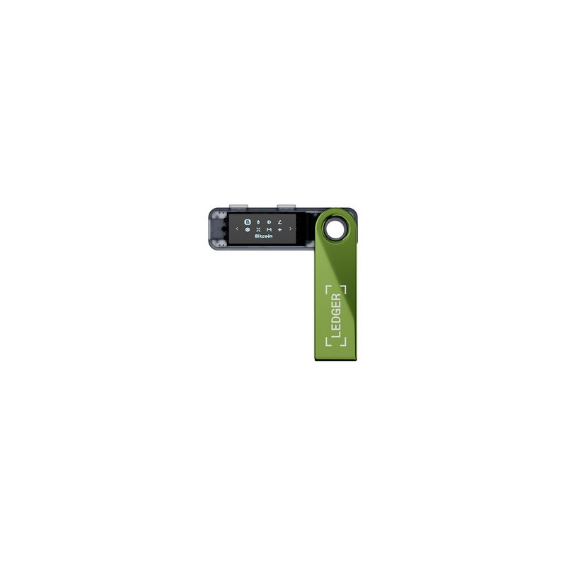 Denarnica za kriptovalute Ledger Nano S PLUS, zelena