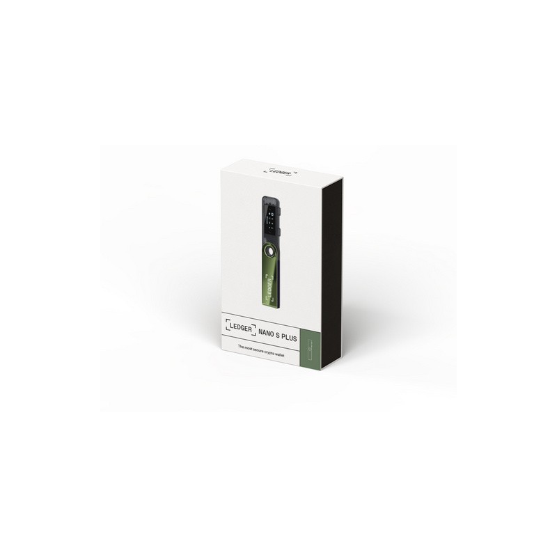 Denarnica za kriptovalute Ledger Nano S PLUS, zelena